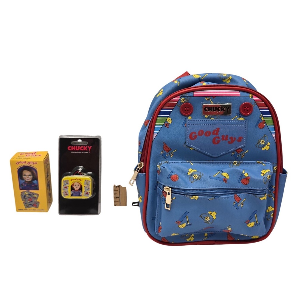 Chucky Good Guys Mini Backpack Keychain Accessory Horror Lot
